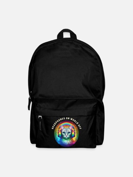 LGBT. Kopfhörer an Welt aus - Rucksack - Schwarz