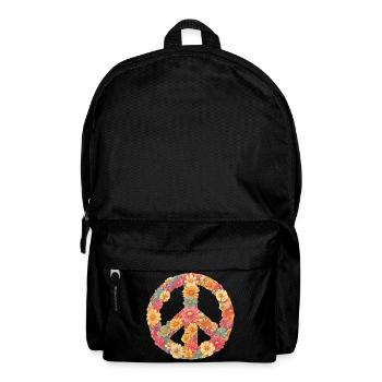Fleure love and peace - Backpack - black - Front