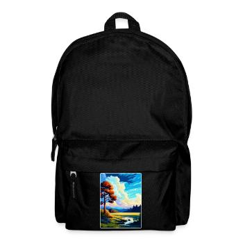 Roztocze Pologne Affiche de voyage vintage souvenir WPA - Sac à dos - noir - Devant