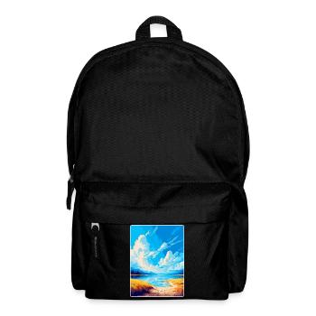 Lowinski Pologne Affiche de voyage vintage Souvenir WPA - Sac à dos - noir - Devant