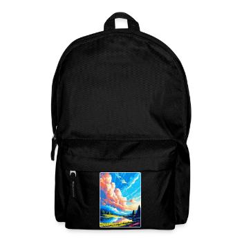Karpacz Pologne Affiche de voyage vintage Souvenir WPA - Sac à dos - noir - Devant