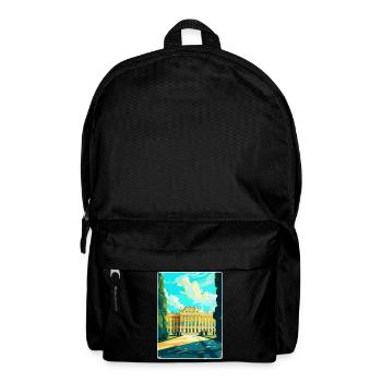 Schonbrunn Palace Austria Vintage Travel Poster - Backpack - black - Front