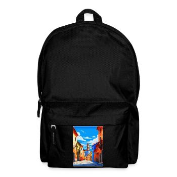 Oviedo Spain Vintage Travel Poster WPA Souvenir - Backpack - black - Front