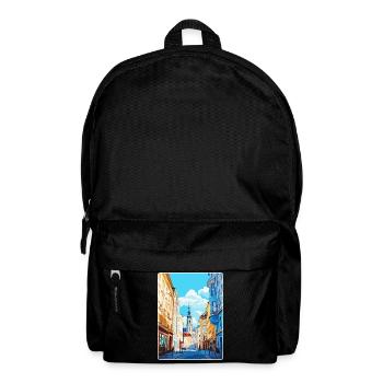 Vienne Autriche Affiche de voyage vintage Souvenir WPA - Sac à dos - noir - Devant