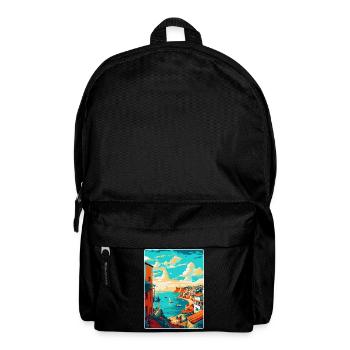 Lagos Portugal Vintage Reiseplakat Souvenir WPA - Rucksack - Schwarz - Vorne