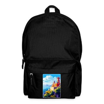 Sintra Portugal Affiche de voyage vintage Souvenir WPA - Sac à dos - noir - Devant