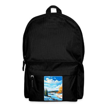Lahti Finland Vintage Travel Poster WPA Souvenir - Backpack - black - Front