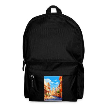 Alicante Espagne Affiche de voyage vintage Souvenir WPA - Sac à dos - noir - Devant