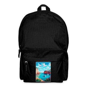 Menorca Spain Vintage Travel Poster WPA Souvenir - Backpack - black - Front