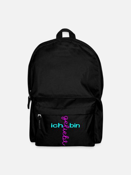 CHRISTLICHER GLAUBE ICH BIN GELIEBT - Rucksack - Schwarz