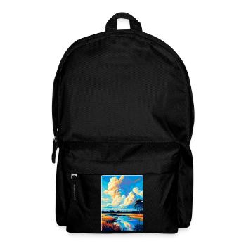 Utrechtse Heuvelrug Netherlands Travel Poster WPA - Backpack - black - Front