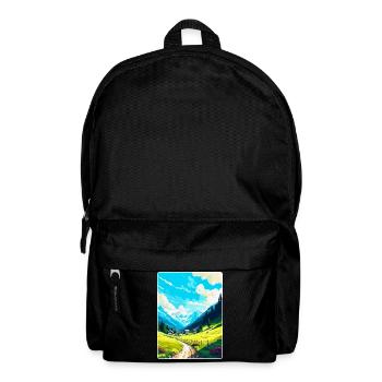 Rauris Autriche Affiche de voyage vintage Souvenir WPA - Sac à dos - noir - Devant