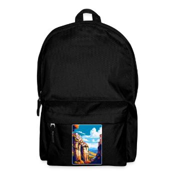 Ronda Spain Vintage Travel Poster WPA Art Souvenir - Backpack - black - Front