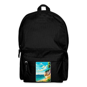 Rugen Island Germany Vintage Travel Poster WPA Art - Backpack - black - Front
