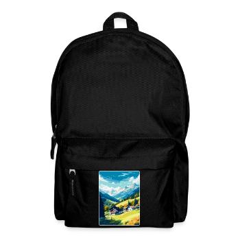 Zell Am Ziller Austria Vintage Travel Poster WPA - Backpack - black - Front