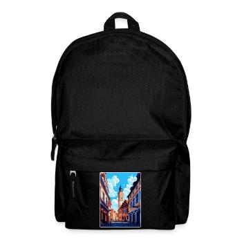 Weimar Germany Vintage Travel Poster Souvenir WPA - Backpack - black - Front