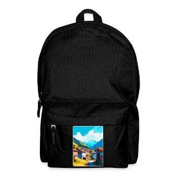 Artvin Türkei Vintage Reiseposter WPA Souvenir - Rucksack - Schwarz - Vorne