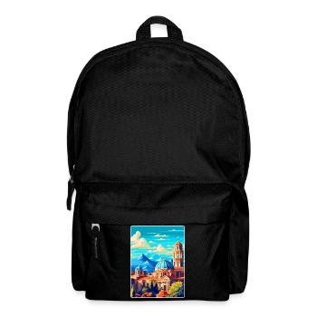 Sofia Bulgarien Vintage Reiseplakat Souvenir WPA - Rucksack - Schwarz - Vorne
