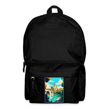 Avignon France Vintage Travel Poster Souvenir WPA - Backpack - black - Front