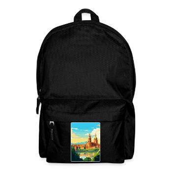 Salamanque Espagne Affiche de voyage vintage Souvenir WPA - Sac à dos - noir - Devant