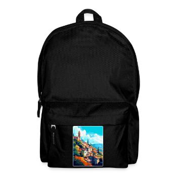 Grasse France Affiche de voyage vintage WPA Souvenir - Sac à dos - noir - Devant
