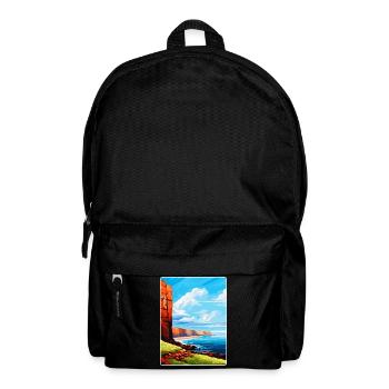 Isle Of Hoy Scotland Uk Vintage Travel Poster WPA - Backpack - black - Front