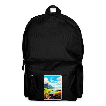 Isle Of Skye Scotland Uk Vintage Travel Poster WPA - Backpack - black - Front
