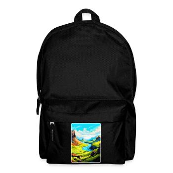 Isle Of Skye Scotland Uk Vintage Travel Poster WPA - Backpack - black - Front
