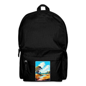 New Forest National Park Vintage Travel Poster WPA - Backpack - black - Front