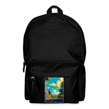 Greenwich London England Uk Vintage Travel Poster - Backpack - black - Front