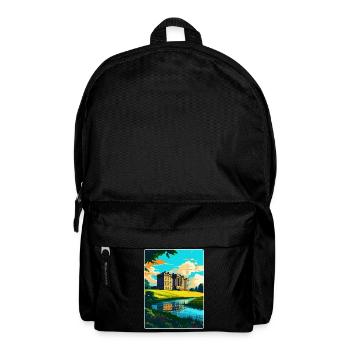 Lyme Park England Uk Vintage Travel Poster WPA Art - Backpack - black - Front