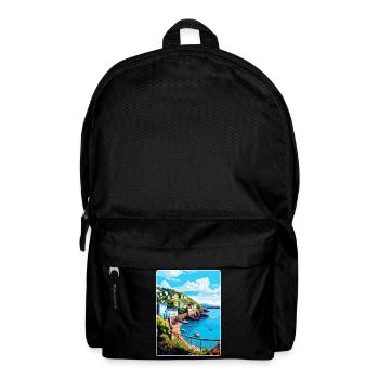 Ilfracombe England Uk Travel Poster Souvenir WPA - Backpack - black - Front