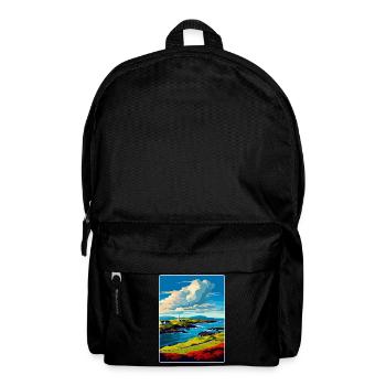 Isle Of Islay Schottland Vereinigtes Königreich Reiseposter Souvenir - Rucksack - Schwarz - Vorne
