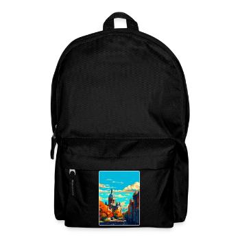 Liverpool England Uk Travel Poster Souvenir WPA - Backpack - black - Front