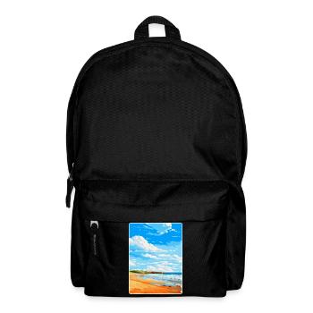 Constantine Bay, Cornwall, England, Vereinigtes Königreich, Reiseposter - Rucksack - Schwarz - Vorne