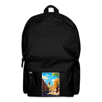 Richmond England Uk Vintage Travel Poster Souvenir - Backpack - black - Front