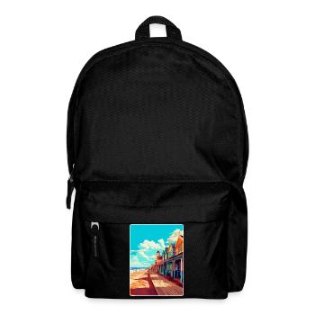 Great Yarmouth England Uk Reiseposter Souvenir - Rucksack - Schwarz - Vorne