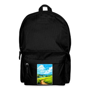 Lerryn Cornwall England Uk Travel Poster Souvenir - Backpack - black - Front