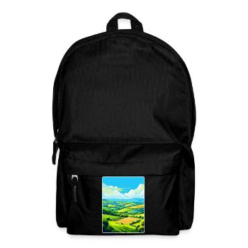 Camel Valley Cornwall England Uk Travel Poster WPA - Backpack - black - Front