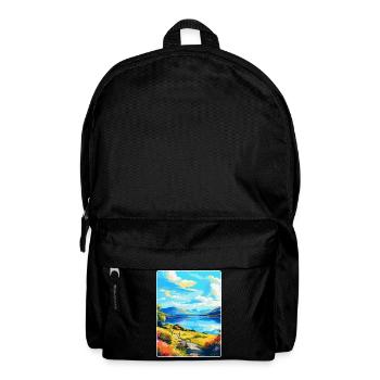 Loch Lomond National Park Travel Poster Souvenir - Backpack - black - Front