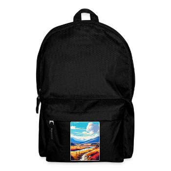 Cairngorms Scotland Uk Travel Poster Souvenir WPA - Backpack - black - Front
