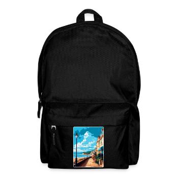 Teignmouth England Uk Reiseposter Souvenir WPA - Rucksack - Schwarz - Vorne