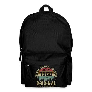 Juli 1968 Geburtstagsgeschenk Geboren im Juli - Rucksack - Schwarz - Vorne