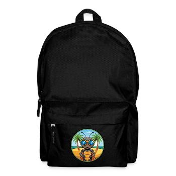 Ameise lustige Cartoon Sommer Strand Sonnenbrille Aufkleber - Rucksack - Schwarz - Vorne