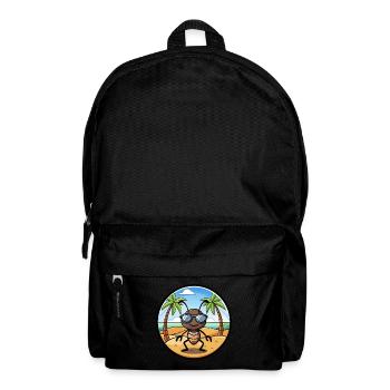 Ameise lustige Cartoon Sommer Strand Sonnenbrille Aufkleber - Rucksack - Schwarz - Vorne