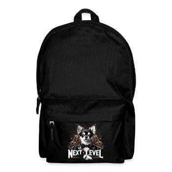 Chihuahua Next Level Suit Tuxedo Dog Gift - Backpack - black - Front