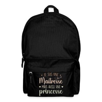 Maîtresse et princesse - Maîtresse Formidable - Sac à dos - noir - Devant