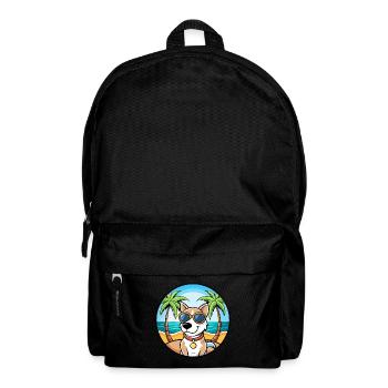 Ariege Pointer Hund Rasse Cartoon Sonnenbrille Strand - Rucksack - Schwarz - Vorne