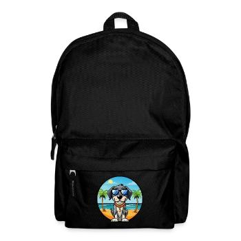Bluetick Coonhound Dog Breed Cartoon Sunglasses - Backpack - black - Front
