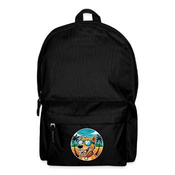 Bruno Jura Hound Hunderasse Cartoon Sonnenbrille Strand - Rucksack - Schwarz - Vorne